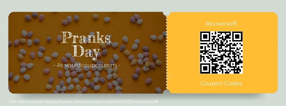 Reviversoft Coupon discount, offer to 2025 Pranks Day