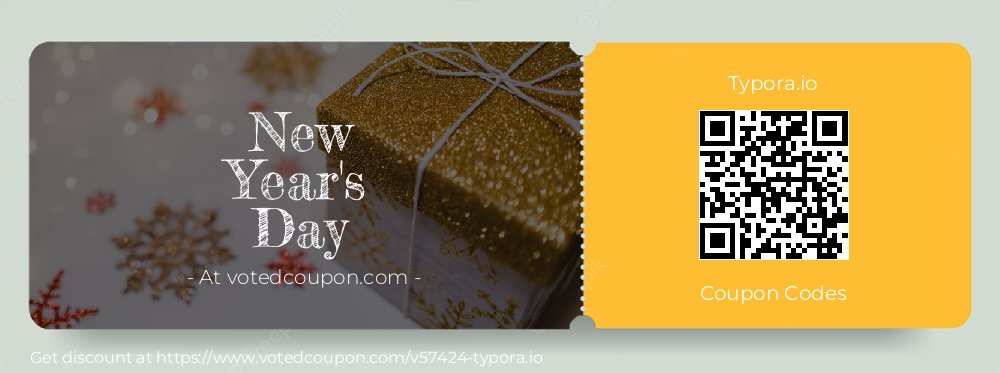 Typora.io Coupon discount, offer to 2024 Lover's Day