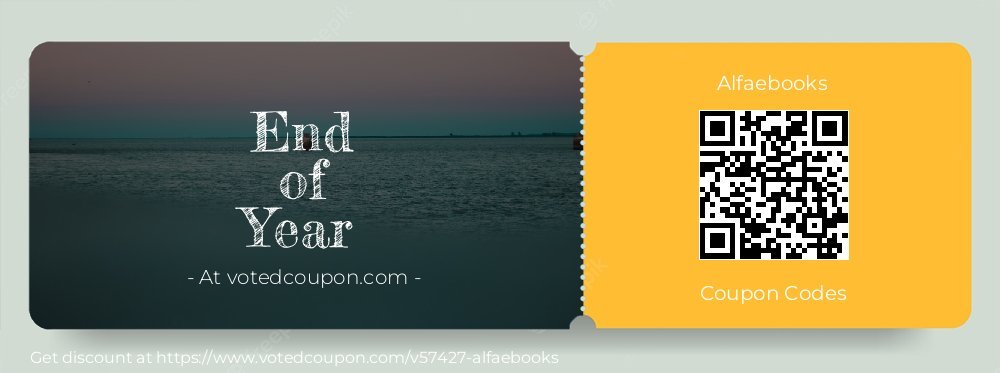 Alfaebooks Coupon discount, offer to 2023 Thanksgiving