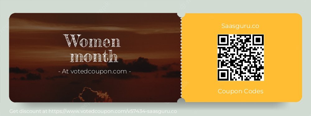 Saasguru.co Coupon discount, offer to 2024 #mothersday