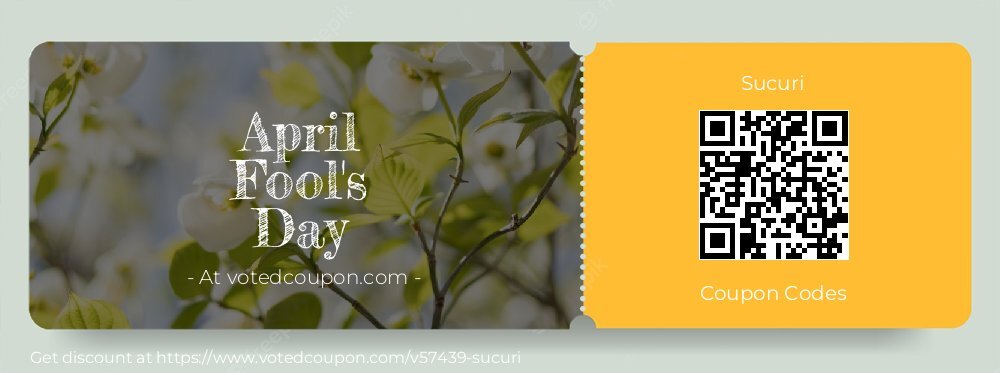 Sucuri Coupon discount, offer to 2024 April Fool's Day