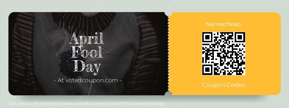 Namecheap Coupon discount, offer to 2024 April Fool Day