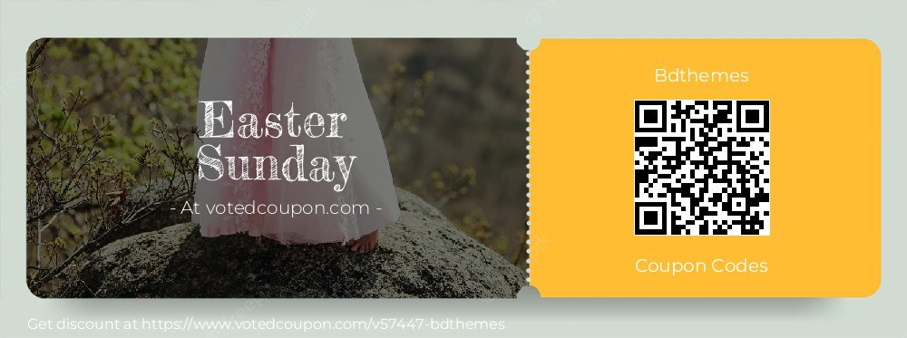 Bdthemes Coupon discount, offer to 2025 Easter Sunday