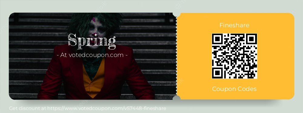 Fineshare Coupon discount, offer to 2025 Spring