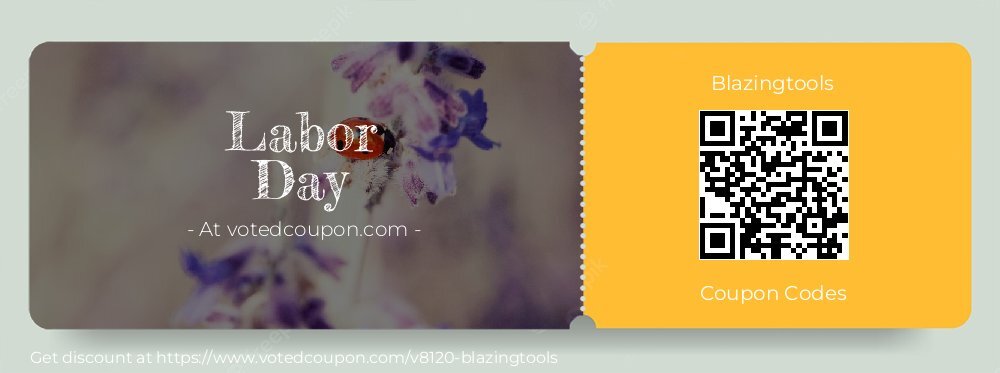 Blazingtools Coupon discount, offer to 2024 Labor Day