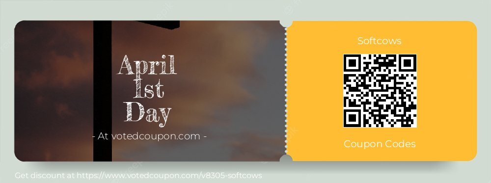 Softcows Coupon discount, offer to 2025 April 1st Day