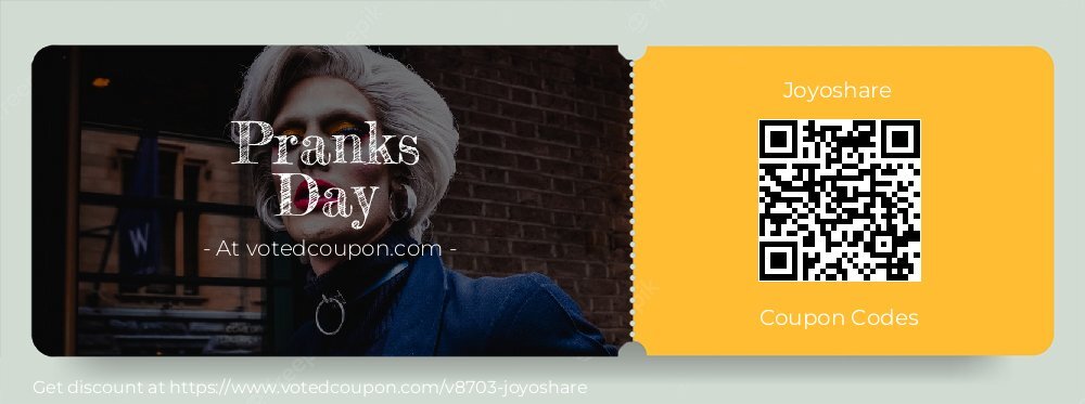 Joyoshare Coupon discount, offer to 2025 Pranks Day
