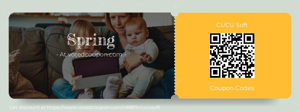 CUCU Soft Coupon discount, offer to 2025 Spring