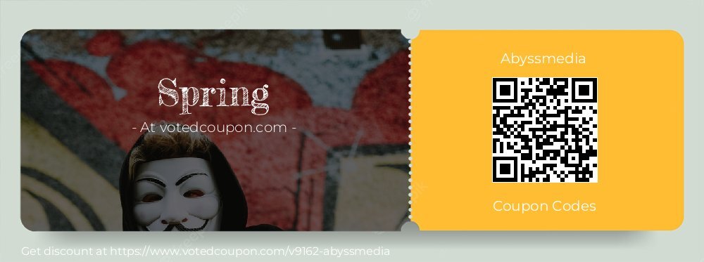 Abyssmedia Coupon discount, offer to 2024 Spring