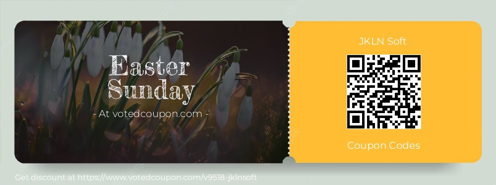 JKLN Soft Coupon discount, offer to 2025 Easter Sunday